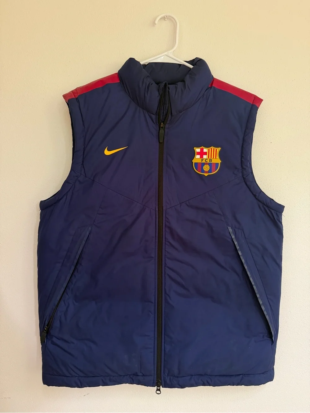 Nike FC Barcelona  Navy Puffer Vest